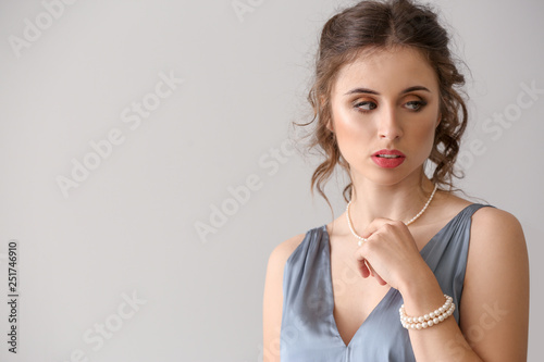 Young woman with beautiful ...