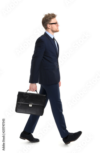 Going businessman with styl...