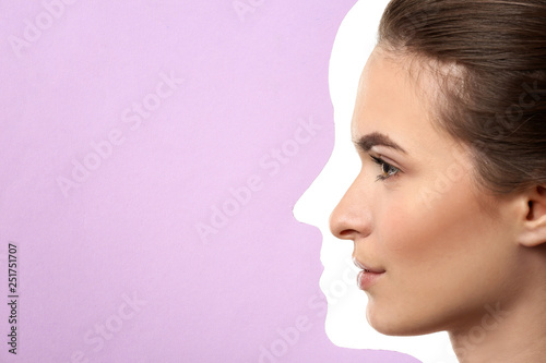 Young woman with beautiful ...