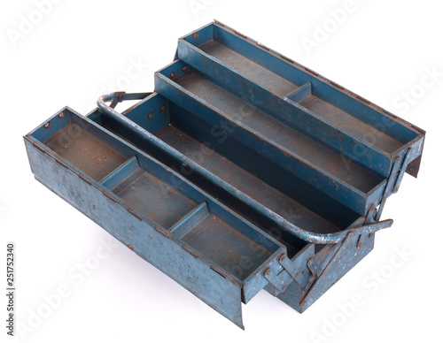 Old metal toolbox