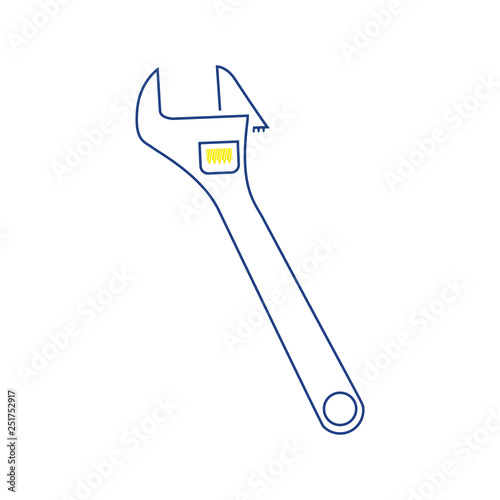 Icon of adjustable wrench
