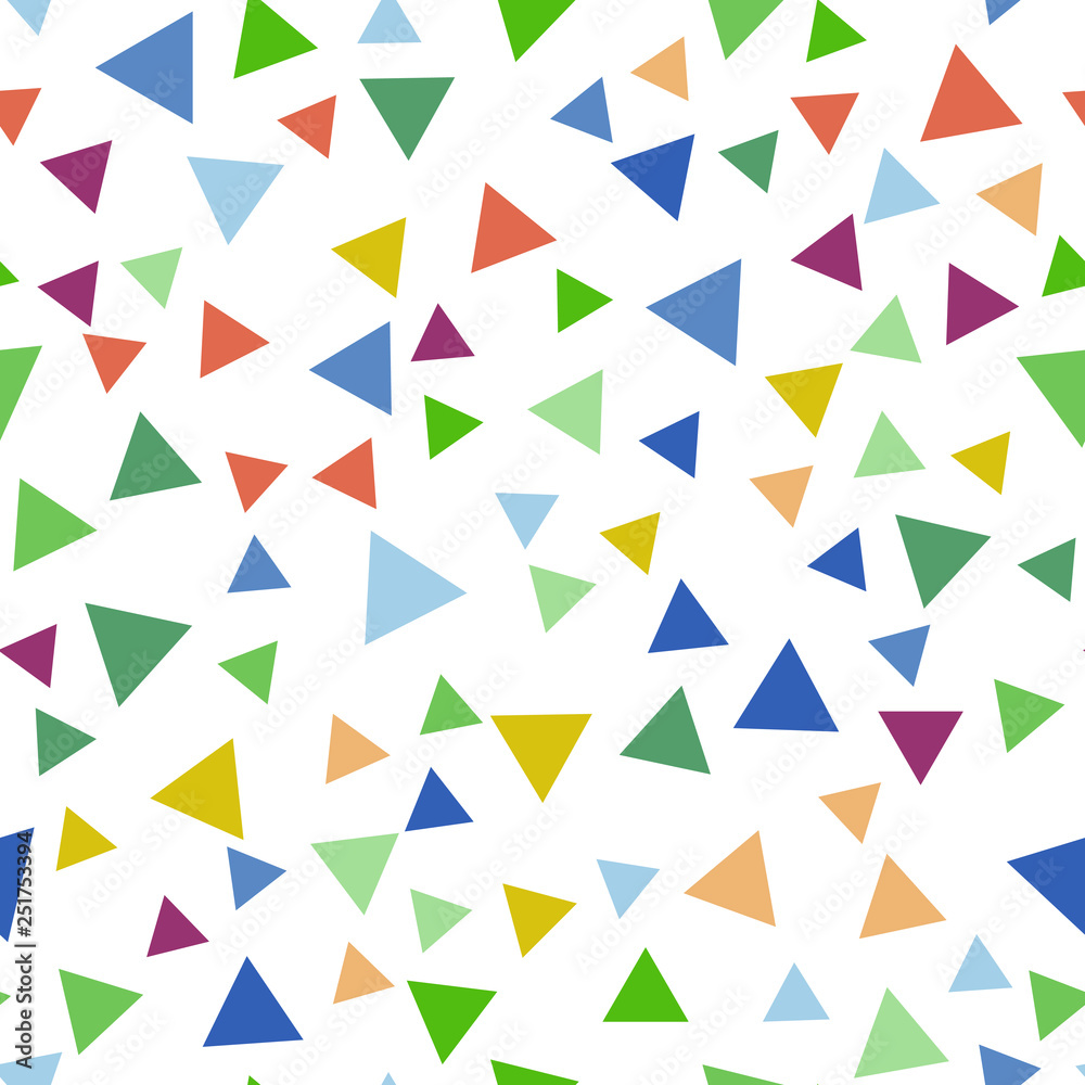 Seamless vector EPS 10 Abstract geometric pattern with triangles. Multicolor Figures. Texture for print and Banner. Flat style Seamless vector EPS 10 Abstract geometric pattern with triangles. Multicolor Figures. Texture for print and Banner. Flat style