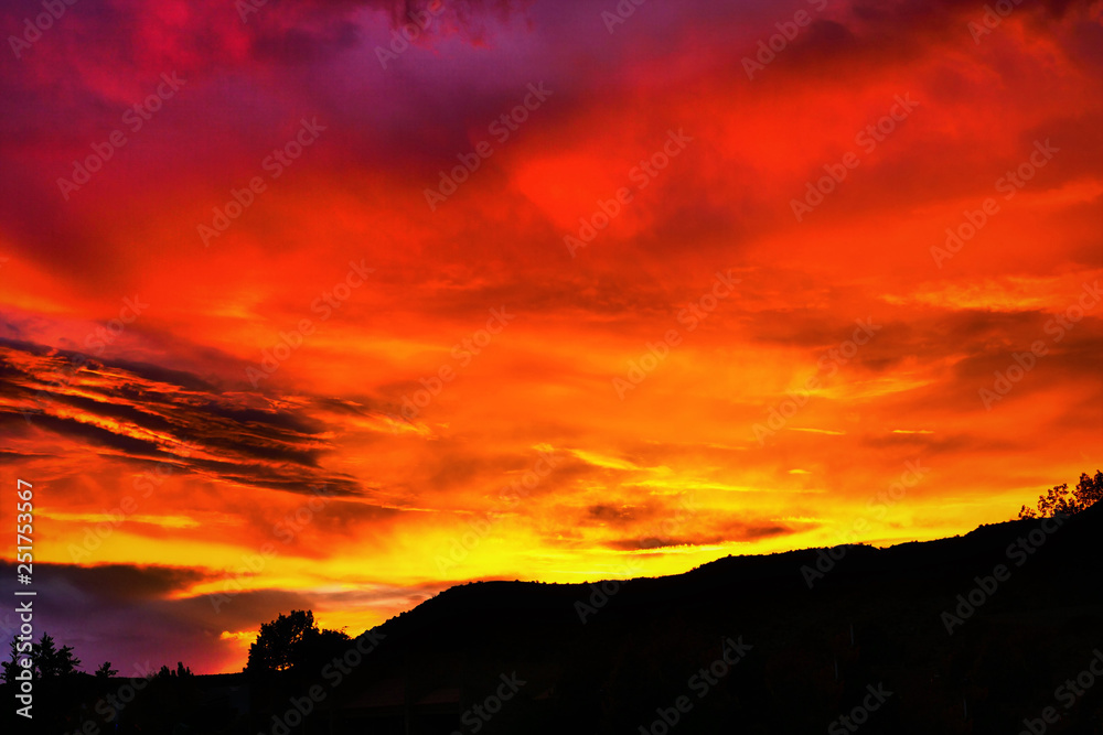Obraz premium Nowy Meksyk Sunset