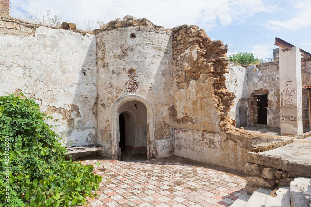 Turkish bath - a medieval monument of architecture of the early 16th century in the city of Evpatoria, Crimea
