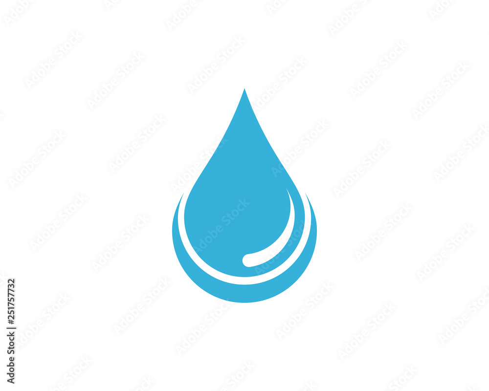 Set of abstract water drops symbols,logo template Set of abstract water drops symbols,logo template