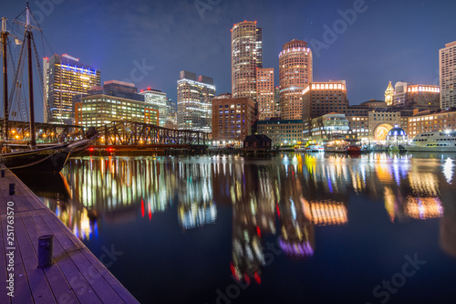 Boston Skyline © Galusha Photography