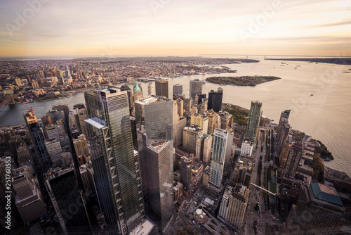 Views of New York from the One World Trade Center