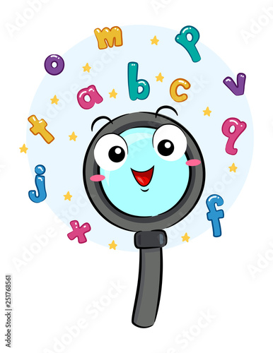 Mascot Magnifying Glass Fin...
