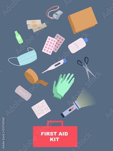 First Aid Kit Illustration