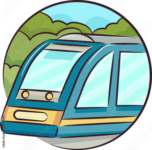 Icon Train Illustration
