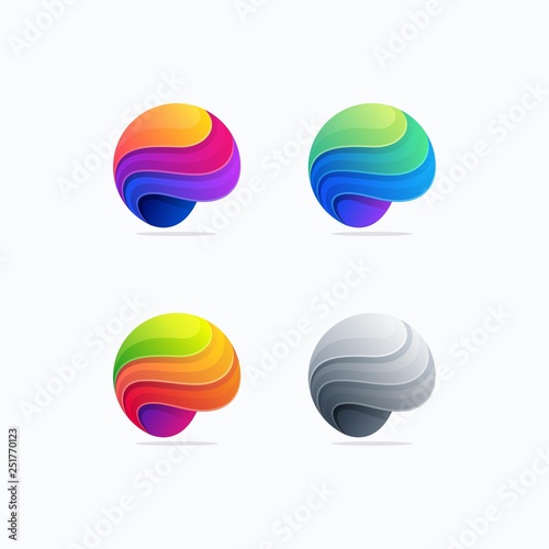Abstract Mark Illustration Vector Template