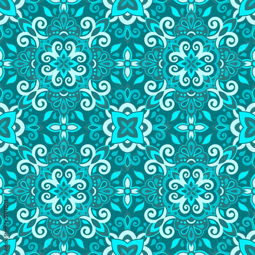 Azulejos Tile Vector Seamless Pattern