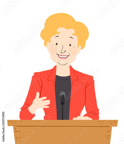 Senior Woman Podium Speech ...