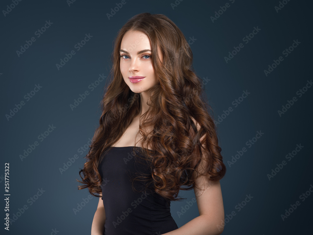 Beautiful hair woman long hairstyle brunette female young healthy hair beauty model Beautiful hair woman long hairstyle brunette female young healthy hair beauty model