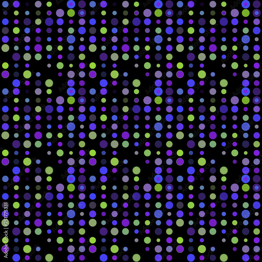 Seamless abstract pattern background with a variety of colored circles. Seamless abstract pattern background with a variety of colored circles.