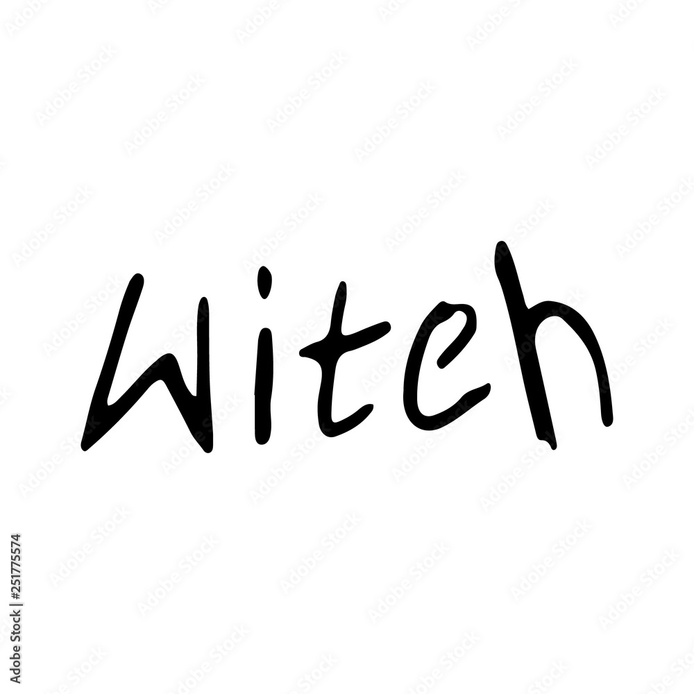 witch black inscriptions. for typography element on poster, background witch black inscriptions. for typography element on poster, background