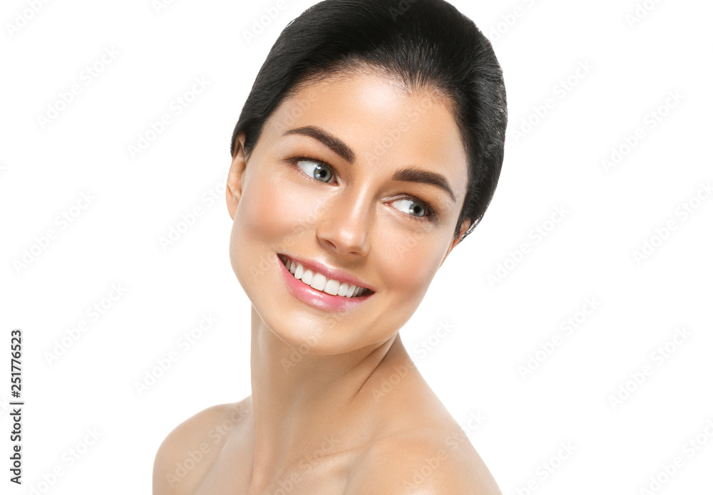 Healthy skin woman beauty female natural makeup pure skin portrait Healthy skin woman beauty female natural makeup pure skin portrait