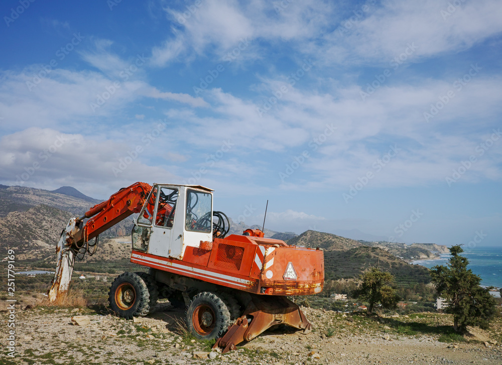 Forgotten excavator Forgotten excavator