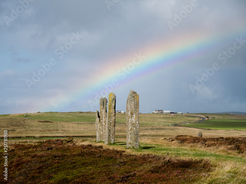 The Ring of Brodgar in Orkney, Scotland, UK photo