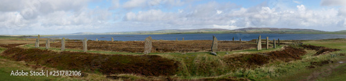 The Ring of Brodgar in Orkney, Scotland, UK