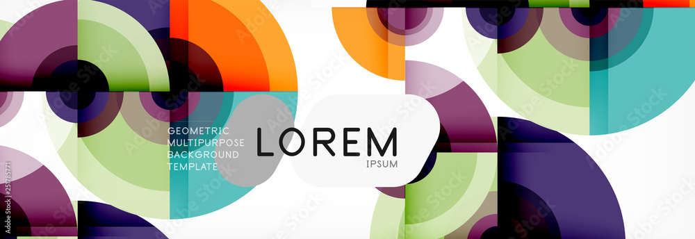 Circle geometric composition abstract background design, cover, template, brochure, flyer. Circle geometric composition abstract background design, cover, template, brochure, flyer.
