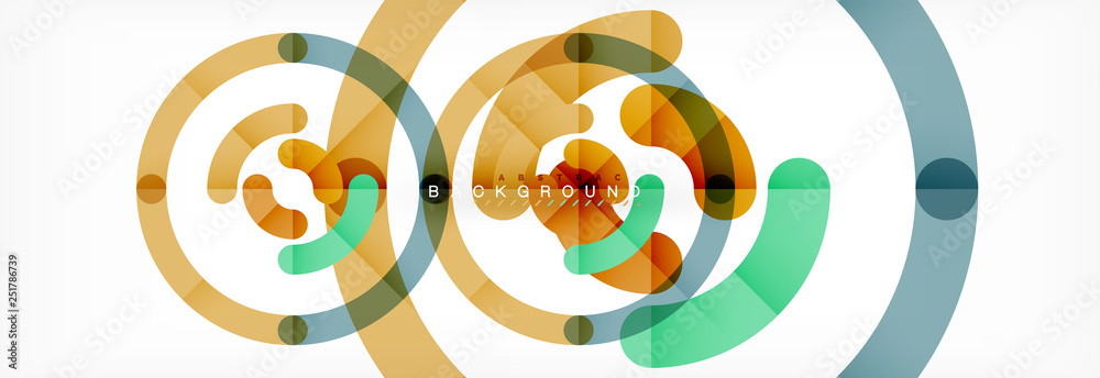 Linear design circle background Linear design circle background