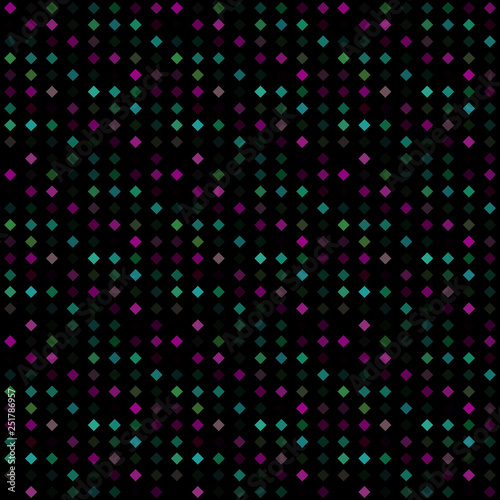 Abstract seamless pattern background with multicolored various rhombuses.