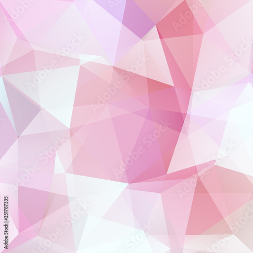 Abstract geometric style pink background. Vector illustration