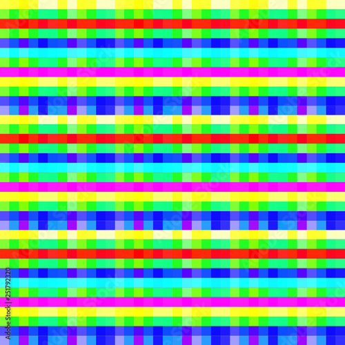 Seamless pattern background from a variety of multicolored squares.