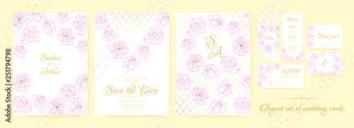 Wedding Invitation Floral Collection.
