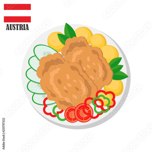 Austria Wiener Schnitzel cutlet