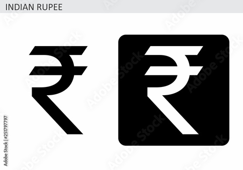 Indian Rupee sign