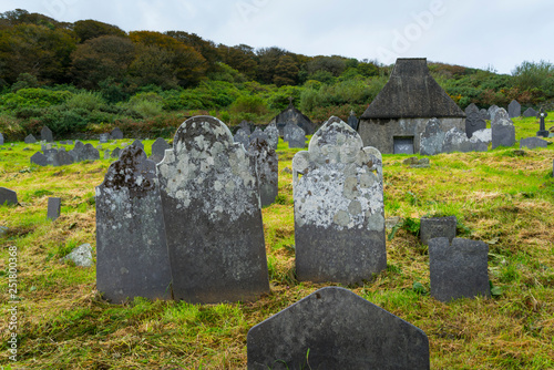 Knightstown Graveyard, Valentia Island, Iveragh Peninsula, County Kerry, Ireland, Europe photo