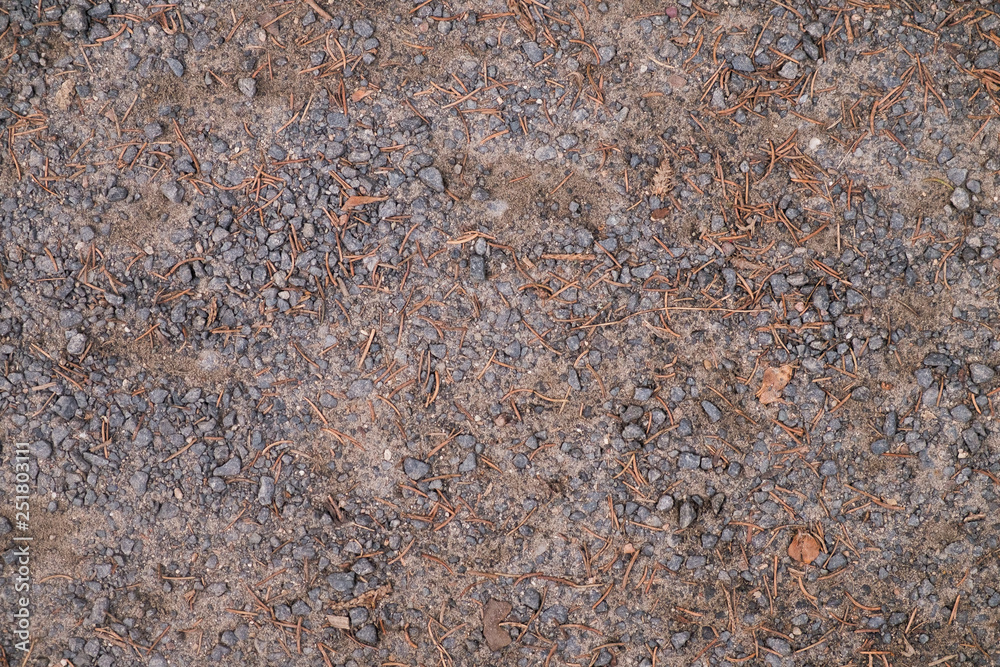 Dirty road texture, close up