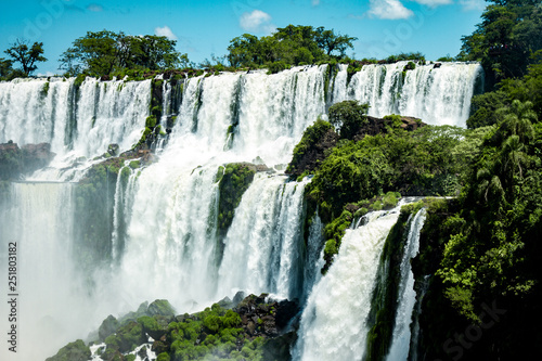 The Amazing waterfalls of Iguazu in Brazil