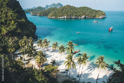 Beautiful beach at Ang Thong National Park, Thailand