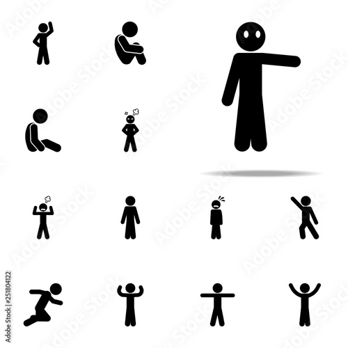 scare, child icon. child icons universal set for web and mobile