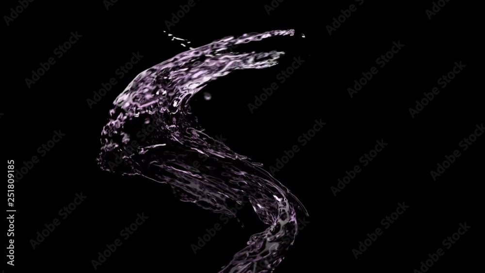 4K Liquid flows across the frame. 3D CGI animation. 4K Liquid flows across the frame. 3D CGI animation.