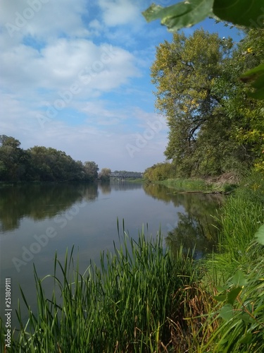 river in summer