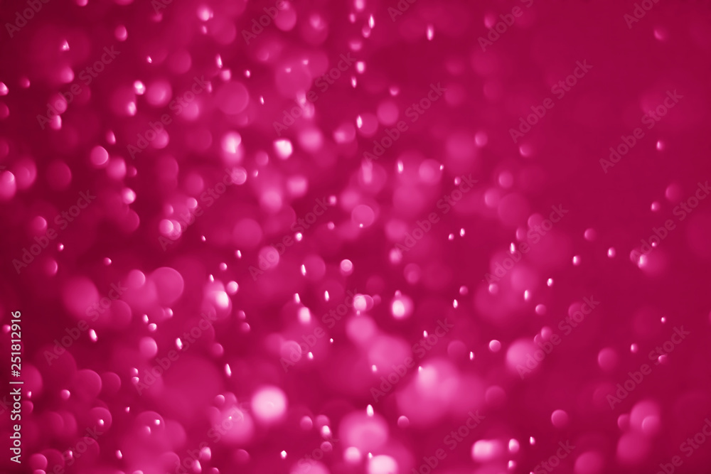Bokeh pink plastic