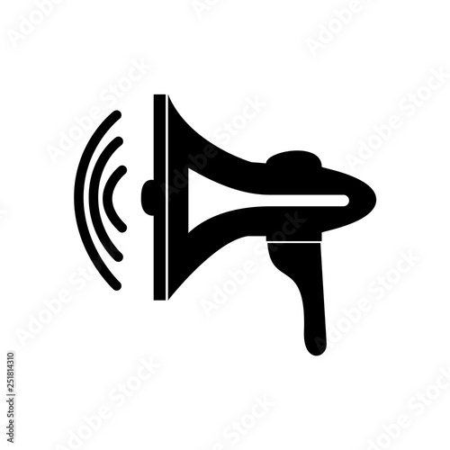 Bullhorn or megaphone icon