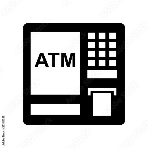 ATM icon. Vector Illustration photo