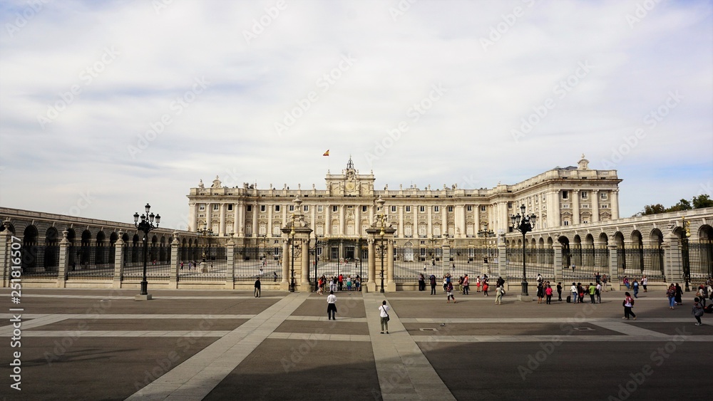 The acting Royal Palace, Madrid, Spain.