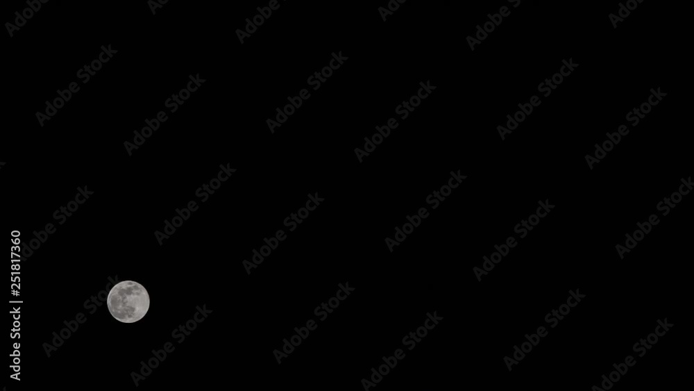 Timelapse of moon in dark black sky background. Full hd video footage. Timelapse of moon in dark black sky background. Full hd video footage.