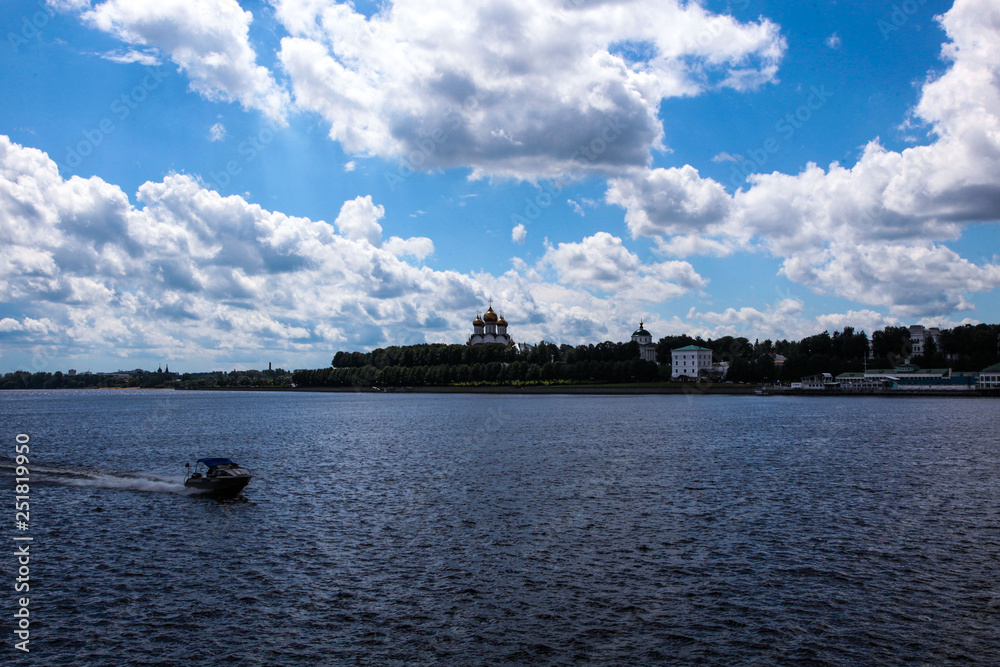 Yaroslavl view from the Volga river