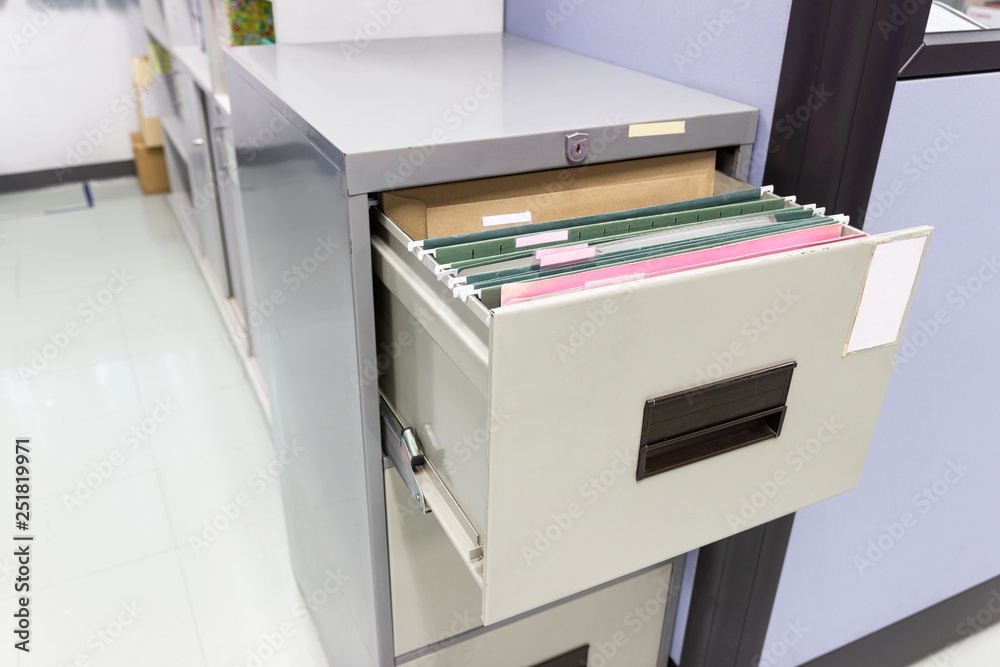 Files document of hanging file folders in a drawer in a whole pile of full papers, at work office Bangkok Thailand Business Concept Files document of hanging file folders in a drawer in a whole pile of full papers, at work office Bangkok Thailand Business Concept