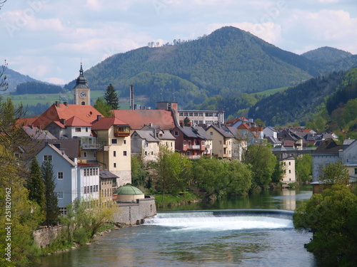 city view, waidhofen an der ybbs, lower austria photo