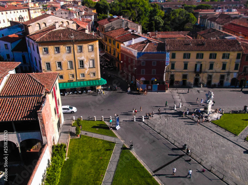 Картината върху платно City View from Tower of Pisa, Italy