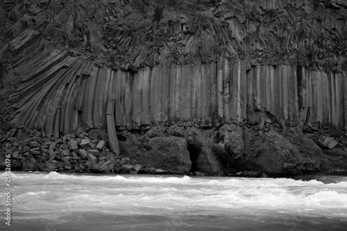 Basalt Columns at Aldeyjarfoss