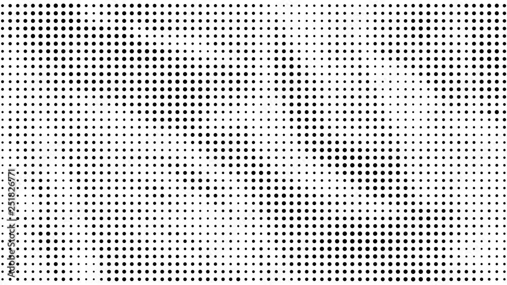 Halftone gradient pattern. Abstract halftone dots background. Monochrome dots pattern. Grunge crumpled texture. Pop Art, Comic small dots. Design for presentation, business cards, report, flyer, cover Halftone gradient pattern. Abstract halftone dots background. Monochrome dots pattern. Grunge crumpled texture. Pop Art, Comic small dots. Design for presentation, business cards, report, flyer, cover